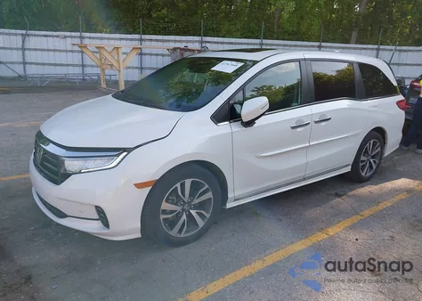 2022 Honda Odyssey Touring from USA, damaged, VIN 5FNRL6H88NB026592